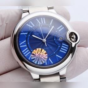 Cartier Ballon Bleu  Размер 42 мм  Мужские часы Оснащен оригин