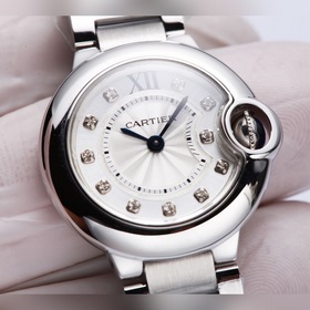Высочайшее качество. Женские часы Cartier Ballon Bleu 262080VX300