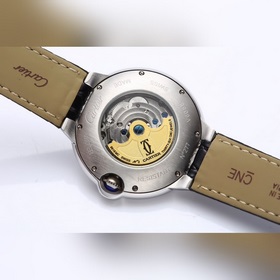 Механические часы Cartier Ballon Bleue для женщин с турбийоном и 