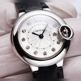 Высочайшее качество. Женские часы Cartier Ballon Bleu 262080VX300