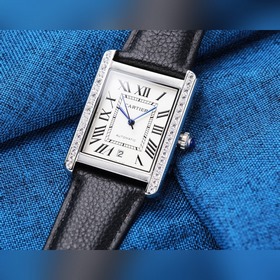 Мужские механические часы Cartier Tank Новый автоматический меха