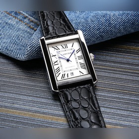 Мужские механические часы Cartier Tank Новый автоматический меха