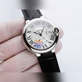 Cartier Ballon Bleu  Размер 42 мм  Мужские часы Оснащен оригин