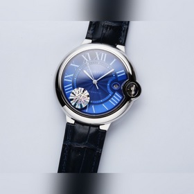 Cartier Ballon Bleu  Размер 42 мм  Мужские часы Оснащен оригин