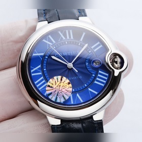 Cartier Ballon Bleu  Размер 42 мм  Мужские часы Оснащен оригин