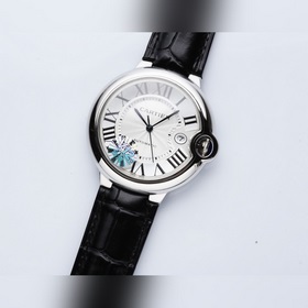 Cartier Ballon Bleu  Размер 42 мм  Мужские часы Оснащен оригин