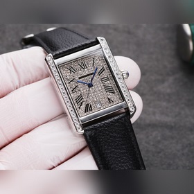 Мужские механические часы Cartier Tank Новый автоматический меха