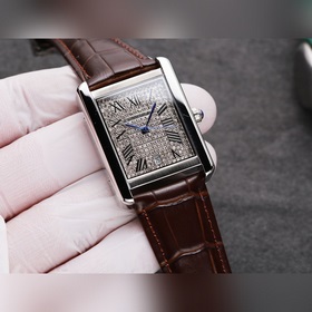 Мужские механические часы Cartier Tank Новый автоматический меха