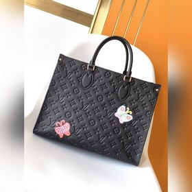 M46416 Черные цветы, новая модель, кожаная сумка-мама из серии On