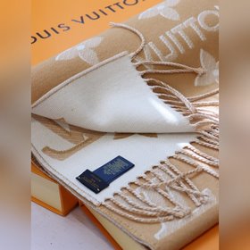 LVM78159 Новый золотой шарф с классическим узором в новом дизайне