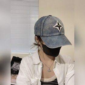LV Louis Vuitton новая джинсовая кепка с вышивкой Усовершенствова