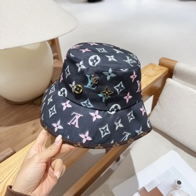 LV Louis Vuitton оригинальная вышитая рыбацкая кепка, популярная 