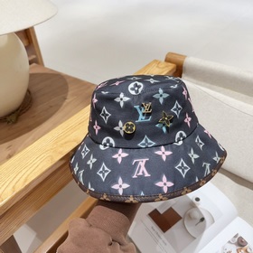 LV Louis Vuitton оригинальная вышитая рыбацкая кепка, популярная 