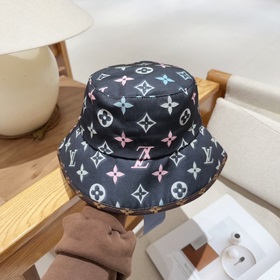 LV Louis Vuitton оригинальная вышитая рыбацкая кепка, популярная 