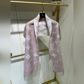 Двусторонняя длинная шарф с золотой нитью. Новейшая модная модель