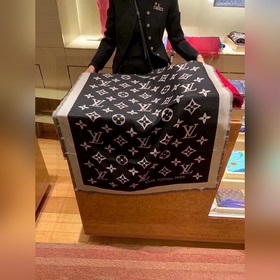 LV шарф с узором, высококачественная копия оригинала в соотношени