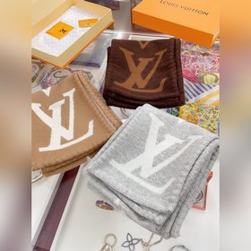LV, популярный товар, 3 цвета, суперновый шарф с узкой окантовкой