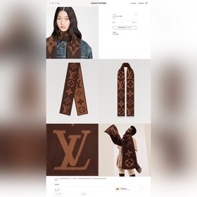 LV, популярный товар, 3 цвета, суперновый шарф с узкой окантовкой