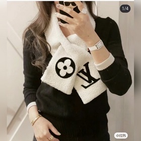 LV Shearling шарф Teddy – незаменимый аксессуар для осеннего и зи