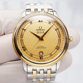 Серия Omega Seamaster - часы для пар. Подлинный дизайн, надписи н