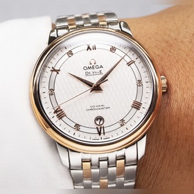 Серия Omega Seamaster - часы для пар. Подлинный дизайн, надписи н