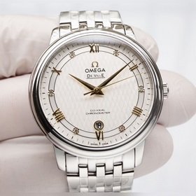 Серия Omega Seamaster - часы для пар. Подлинный дизайн, надписи н
