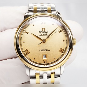 Серия Omega Seamaster - часы для пар. Подлинный дизайн, надписи н