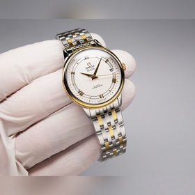 Серия Omega Seamaster - часы для пар. Подлинный дизайн, надписи н