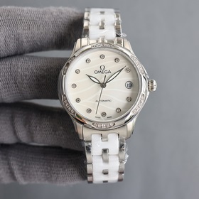 Бренд Omega Модель Новая женская механическая часы Стеклянный циф