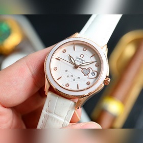 Женские часы Omega Импортный кварцевый механизм Корпус из нержа