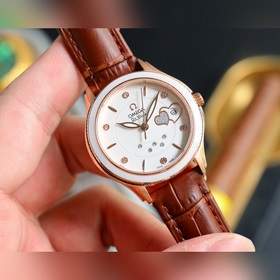 Женские часы Omega Импортный кварцевый механизм Корпус из нержа