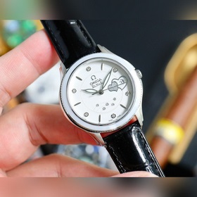 Женские часы Omega Импортный кварцевый механизм Корпус из нержа