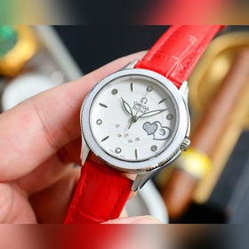 Женские часы Omega Импортный кварцевый механизм Корпус из нержа