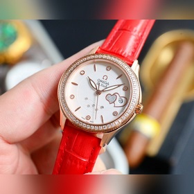 Женские часы Omega Импортный кварцевый механизм Корпус из нержа