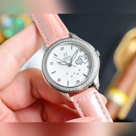 Женские часы Omega Импортный кварцевый механизм Корпус из нержа