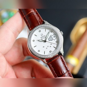 Женские часы Omega Импортный кварцевый механизм Корпус из нержа