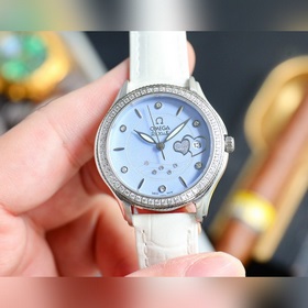Женские часы Omega Импортный кварцевый механизм Корпус из нержа