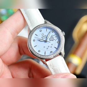 Женские часы Omega Импортный кварцевый механизм Корпус из нержа