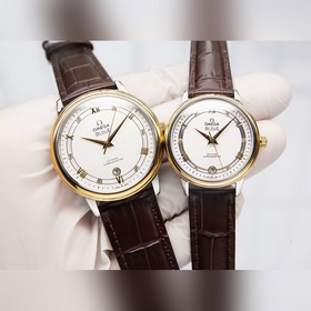 Серия Omega Seamaster - часы для пар. Подлинный дизайн, надписи н