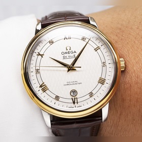 Серия Omega Seamaster - часы для пар. Подлинный дизайн, надписи н