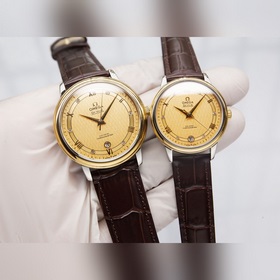 Серия Omega Seamaster - часы для пар. Подлинный дизайн, надписи н