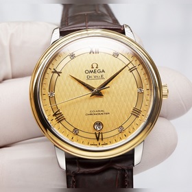 Серия Omega Seamaster - часы для пар. Подлинный дизайн, надписи н