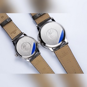 Серия Omega Seamaster - часы для пар. Подлинный дизайн, надписи н