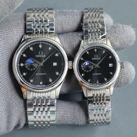 (кожа и сталь) Бренд OMEGA Серия： модные часы для пар Butterfly М