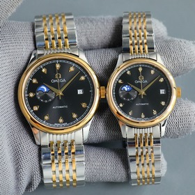(кожа и сталь) Бренд OMEGA Серия： модные часы для пар Butterfly М