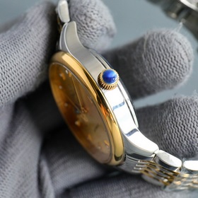(кожа и сталь) Бренд OMEGA Серия： модные часы для пар Butterfly М