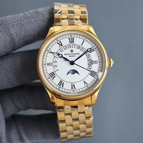 【Новинка】： Трехстрелочный дизайн Patek Philippe Тип ： Элитный муж