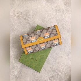 GUCCI KAI Кай Чон-ин совместная серия «Медвежонок» Длинный кошеле