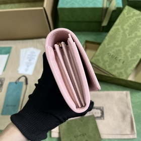 Длинный кошелек с логотипом Gucci, выполненным рукописным шрифтом