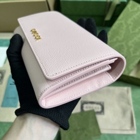 Длинный кошелек с логотипом Gucci, выполненным рукописным шрифтом